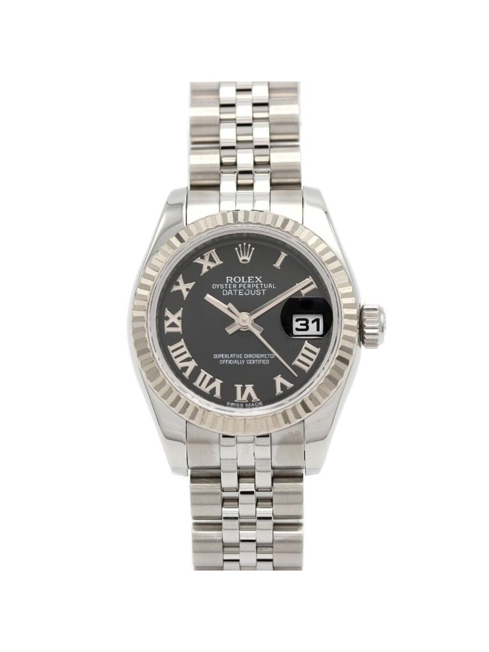 Rolex Datejust Stainless Steel White Gold Automatic